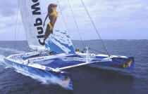 Le club Med / catamaran de course . © Guillaume Plisson / Plisson La Trinité / AA02209 - Nos reportages photos - Multicoque