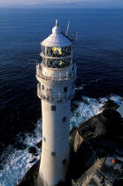 Phare du Fastnet. © Philip Plisson / Plisson La Trinité / AA02333 - Photo Galleries - Lighthouse [Ire]