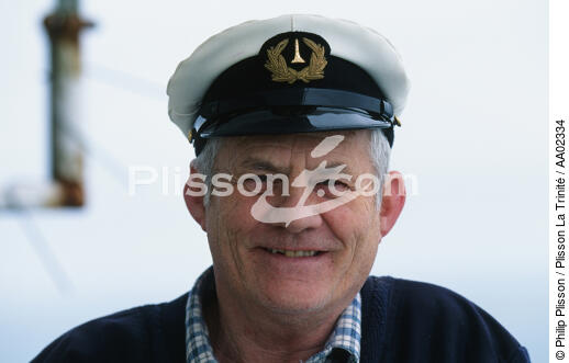 Portrait de Dick O'Driscol, gardien de phare du Fastnet. - © Philip Plisson / Plisson La Trinité / AA02334 - Photo Galleries - Foreign country