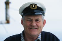 Portrait de Dick O'Driscol, gardien de phare du Fastnet. © Philip Plisson / Plisson La Trinité / AA02334 - Nos reportages photos - Gardien de phare