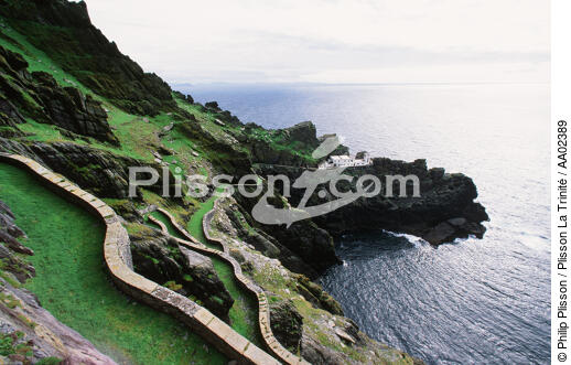 Skellig Michael en Irlande. - © Philip Plisson / Plisson La Trinité / AA02389 - Photo Galleries - Lighthouse