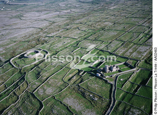 Le fort de Dùn Eochla sur Inishmore - © Philip Plisson / Plisson La Trinité / AA02463 - Nos reportages photos - Ile [Irl]