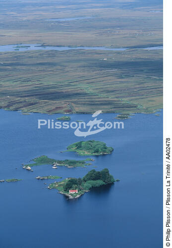 Paysage à l'entrée de Galway et Rosaveel, sur le lac Lough Corrib. - © Philip Plisson / Plisson La Trinité / AA02478 - Nos reportages photos - Site [Irl]