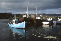 Bateaux de pêche. © Philip Plisson / Plisson La Trinité / AA02518 - Nos reportages photos - Irlande, l'île verte