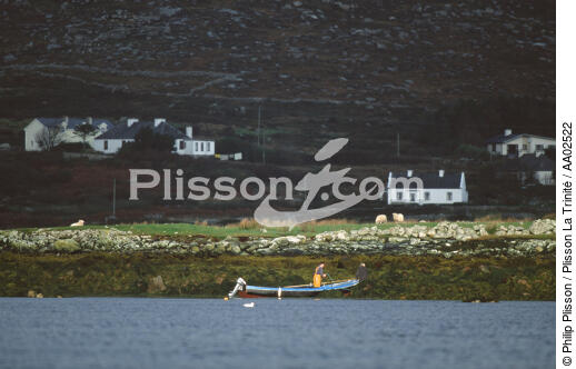 Pêcheur en Irlande. - © Philip Plisson / Plisson La Trinité / AA02522 - Nos reportages photos - Pêcheur