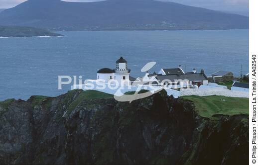 Le phare/maison d'hôte de Clare Island. - © Philip Plisson / Plisson La Trinité / AA02540 - Photo Galleries - Hotel