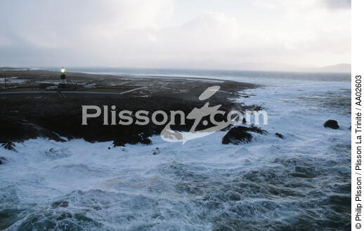 Phare de Tory Island. - © Philip Plisson / Plisson La Trinité / AA02603 - Nos reportages photos - Pays étranger