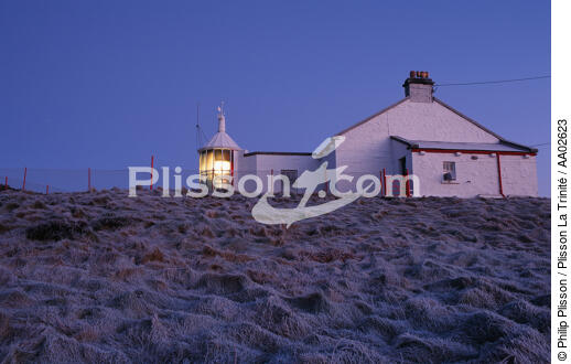 Phare de Dunree. - © Philip Plisson / Plisson La Trinité / AA02623 - Photo Galleries - Dunree Fort [lighthouse]