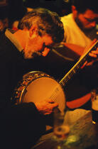 Musicien au Galway Inn de Lorient. © Philip Plisson / Plisson La Trinité / AA02662 - Photo Galleries - Interior