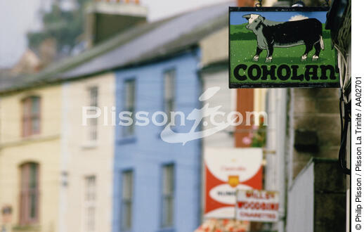 Enseigne à Kinsale. - © Philip Plisson / Plisson La Trinité / AA02701 - Photo Galleries - Ireland, the green island