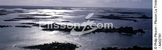 Aber-Wrach vue du phare de l'Ile Vierge. - © Philip Plisson / Plisson La Trinité / AA02781 - Nos reportages photos - Aber