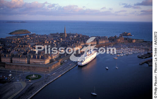 Bassin Vauban, Saint Malo. - © Philip Plisson / Plisson La Trinité / AA02872 - Photo Galleries - Site of Interest [35]