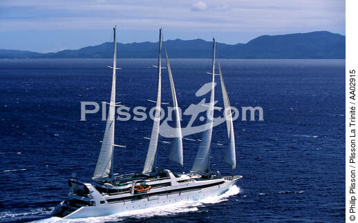 Le Ponant paquebot à voiles - © Philip Plisson / Plisson La Trinité / AA02915 - Photo Galleries - Big Cruises