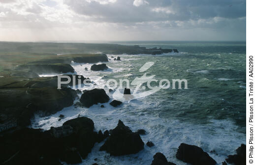 Coup de vent sur la Côte sauvage à Belle-Ile - © Philip Plisson / Plisson La Trinité / AA02990 - Nos reportages photos - Côte sauvage