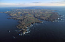 Belle-ile en mer vue aérienne © Philip Plisson / Plisson La Trinité / AA03002 - Nos reportages photos - Morbihan