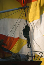 Numéro un en action © Guillaume Plisson / Plisson La Trinité / AA03031 - Nos reportages photos - Elément d'un bateau