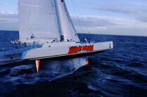 1er essai convainquant pour Code One © Philip Plisson / Plisson La Trinité / AA03102 - Photo Galleries - Ocean racing catamaran