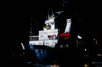 L'Abeille Flandre en nocturne © Philip Plisson / Plisson La Trinité / AA03140 - Photo Galleries - Maritime transport