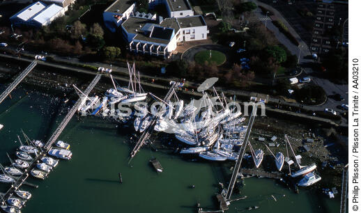 Le port des Minimes à la Rochelle après la tempête de décembre 1999 - © Philip Plisson / Plisson La Trinité / AA03210 - Nos reportages photos - Fortune de mer