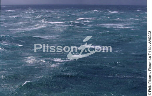 Gros temps en mer - © Philip Plisson / Plisson La Trinité / AA03222 - Nos reportages photos - Houle