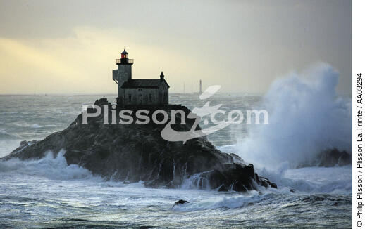 Tevennec devant la pointe du Raz - © Philip Plisson / Plisson La Trinité / AA03294 - Photo Galleries - Storm at sea