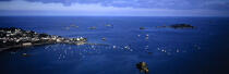 Vue aérienne de Porz Even. © Philip Plisson / Plisson La Trinité / AA03683 - Nos reportages photos - Panoramique horizontal