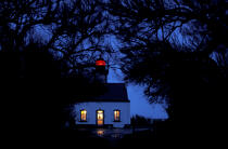 Phare de la Pointe des Chats, la nuit. © Guillaume Plisson / Plisson La Trinité / AA03839 - Photo Galleries - Chats [Headland of]
