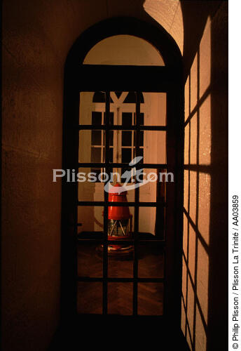 Interieur du phare du Goulphar. - © Philip Plisson / Plisson La Trinité / AA03859 - Nos reportages photos - Belle-Ile