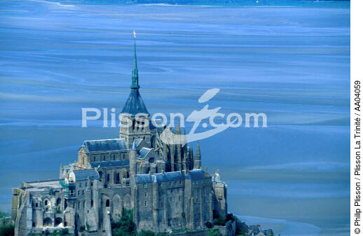 Mont-St-Michel. - © Philip Plisson / Plisson La Trinité / AA04059 - Photo Galleries - Manche [The]