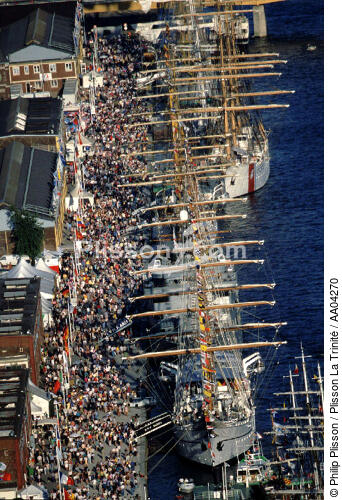 Armada 1999. - © Philip Plisson / Plisson La Trinité / AA04270 - Nos reportages photos - Normandie