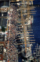 Armada 1999. © Philip Plisson / Plisson La Trinité / AA04270 - Nos reportages photos - Seine Maritime
