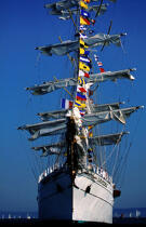 Le Cuauhtemoc. © Philip Plisson / Plisson La Trinité / AA04275 - Photo Galleries - Three-masted ship