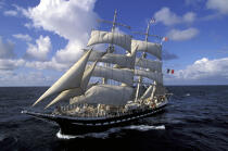 Le Belem. © Philip Plisson / Plisson La Trinité / AA04281 - Photo Galleries - Tall ships