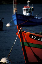 Détails d'un bateau de pêche. © Philip Plisson / Plisson La Trinité / AA04384 - Nos reportages photos - Pêche