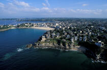Dinard. © Philip Plisson / Plisson La Trinité / AA04414 - Photo Galleries - Emerald Coast [The]