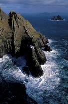 Phare de Skellig. © Philip Plisson / Plisson La Trinité / AA04468 - Nos reportages photos - Irlande, l'île verte