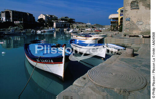 Barques au port de Centuri. - © Philip Plisson / Plisson La Trinité / AA04568 - Nos reportages photos - Ville [Corse]