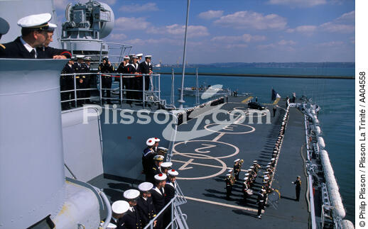 Equipage à bord du Jeanne d'Arc. - © Philip Plisson / Plisson La Trinité / AA04558 - Nos reportages photos - Marine nationale
