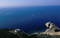 Phare de Pertusato. © Philip Plisson / Plisson La Trinité / AA04585 - Photo Galleries - Lighthouse [Corsica]