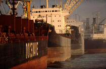 Cargo au port. © Philip Plisson / Plisson La Trinité / AA04511 - Photo Galleries - Maritime transport