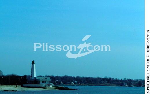 Le phare New London Harbor, dans le Connecticut. - © Philip Plisson / Plisson La Trinité / AA04490 - Nos reportages photos - Nouvelle Angleterre