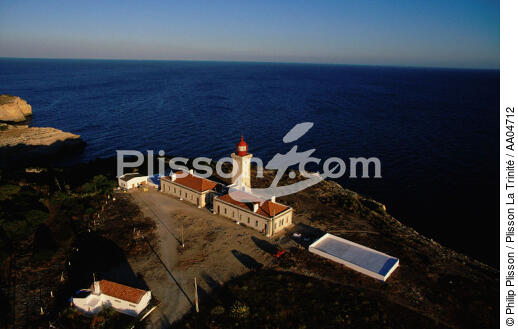 Le phare Alfanzina, Portugal. - © Philip Plisson / Plisson La Trinité / AA04712 - Photo Galleries - Portugal