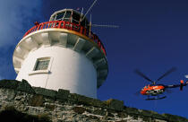 Black Rock Mayo Irish lighthouse. © Philip Plisson / Plisson La Trinité / AA04738 - Photo Galleries - Irish Lighthouses