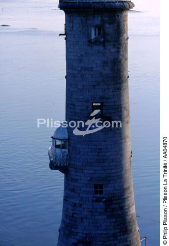 Feu auxiliaire de Haulbowline sur un petit balcon. - © Philip Plisson / Plisson La Trinité / AA04870 - Photo Galleries - Lighthouse [Ire]