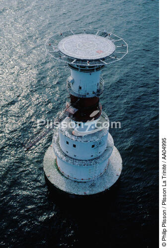 Kish lighthouse. - © Philip Plisson / Plisson La Trinité / AA04995 - Photo Galleries - Ireland, the green island