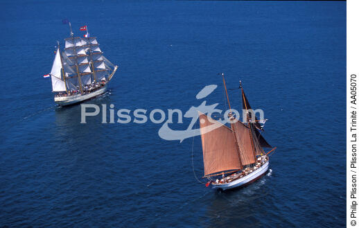 Le trois-mâts barque : Europa - © Philip Plisson / Plisson La Trinité / AA05070 - Photo Galleries - The major maritime celebrations in Brest