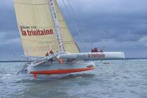 La Trinitaine pendant le Grand Prix de Royan. © Philip Plisson / Plisson La Trinité / AA05098 - Photo Galleries - Ocean racing trimaran
