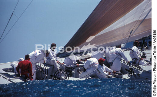 Regatta. - © Philip Plisson / Plisson La Trinité / AA05186 - Photo Galleries - Freemantle 1987