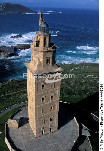 Torre de Hercules. - © Philip Plisson / Plisson La Trinité / AA05256 - Nos reportages photos - Tour d' Hercules [la]