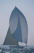 Cambria pendant le jubilé à Cowes. © Philip Plisson / Plisson La Trinité / AA05466 - Photo Galleries - Classic Yachting